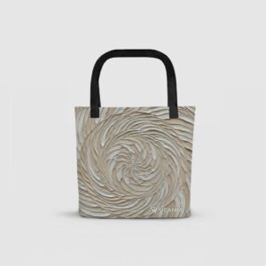 Soule: Patient Spiral Canvas Tote Bag | Double-Sided Medium