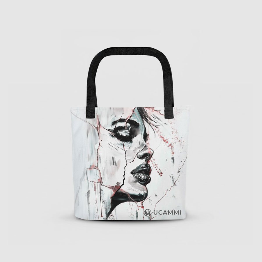 Atelier: Soft Resilience Portrait Canvas Tote Bag | Double-Sided Medium