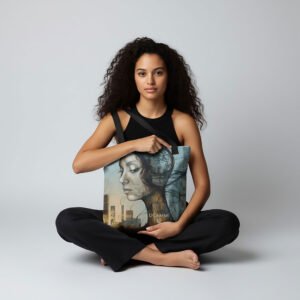 Atelier: Quiet Reverie Portrait Canvas Tote Bag | Double-Sided Medium