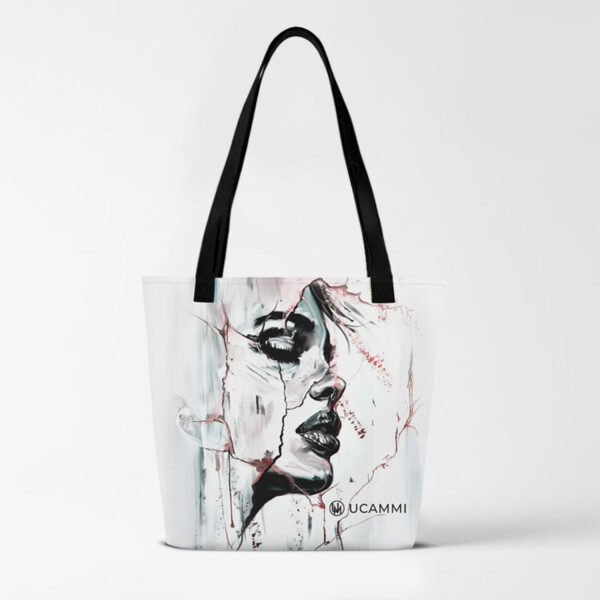 Atelier: Soft Resilience Portrait Canvas Tote Bag | Double-Sided Large