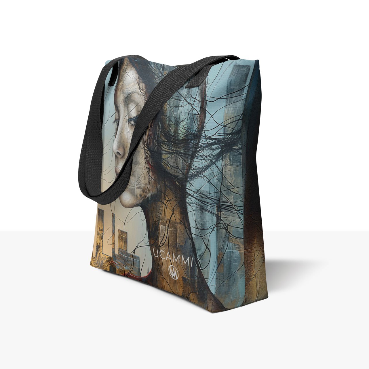Atelier: Quiet Reverie Portrait Canvas Tote Bag | Double-Sided Medium - Image 4