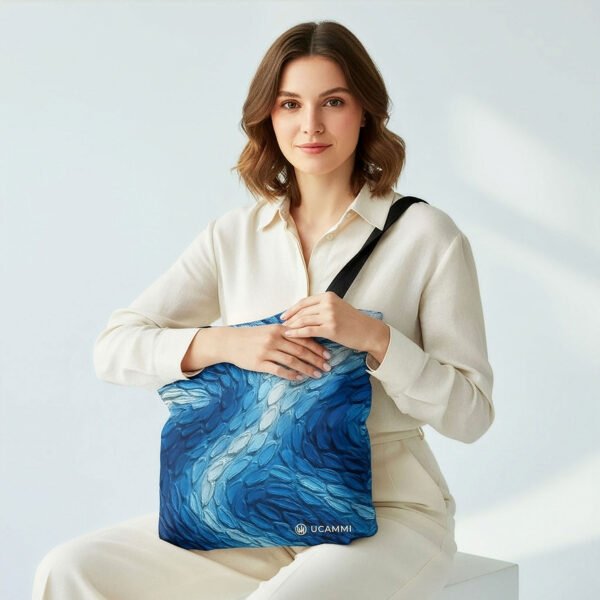 Soule: Compassion Waves Canvas Tote Bag | Double-Sided Medium