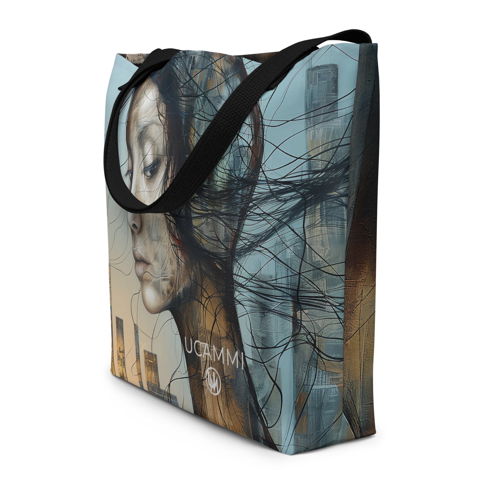 Atelier: Quiet Reverie Portrait Canvas Tote Bag | Double-Sided Large - Image 6