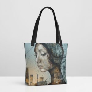 Atelier: Quiet Reverie Portrait Canvas Tote Bag | Double-Sided Large