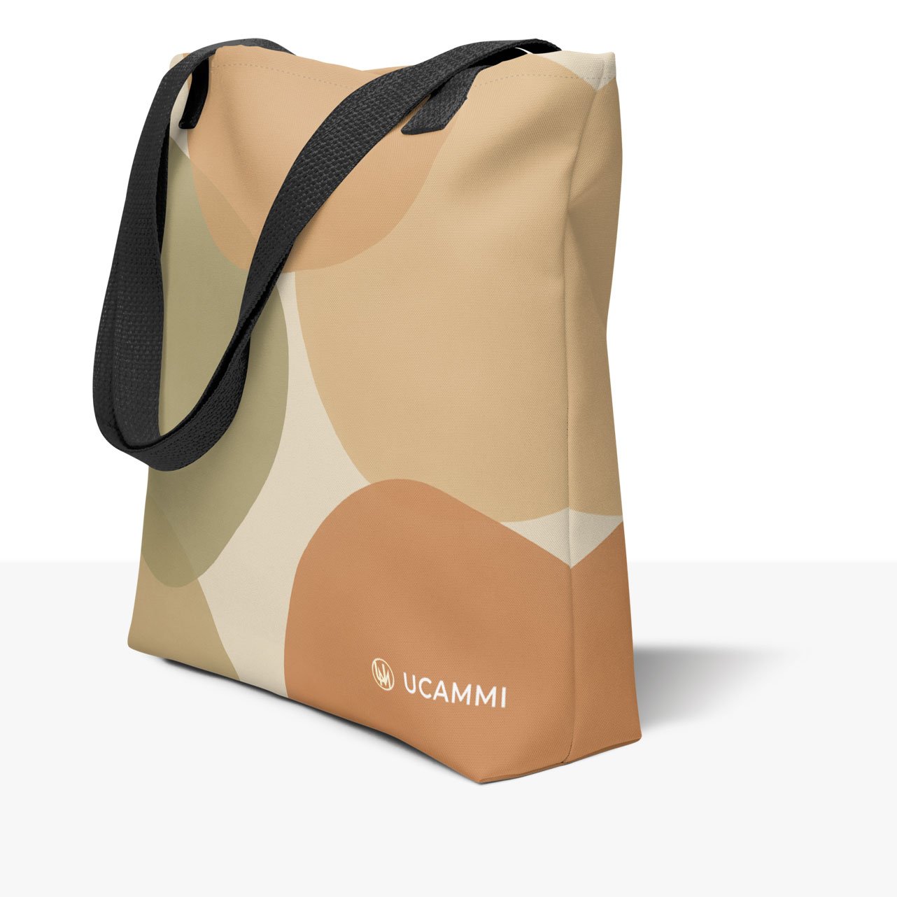 Linea: Soft Shapes Canvas Tote Bag | Double-Sided | Medium Size - Image 4