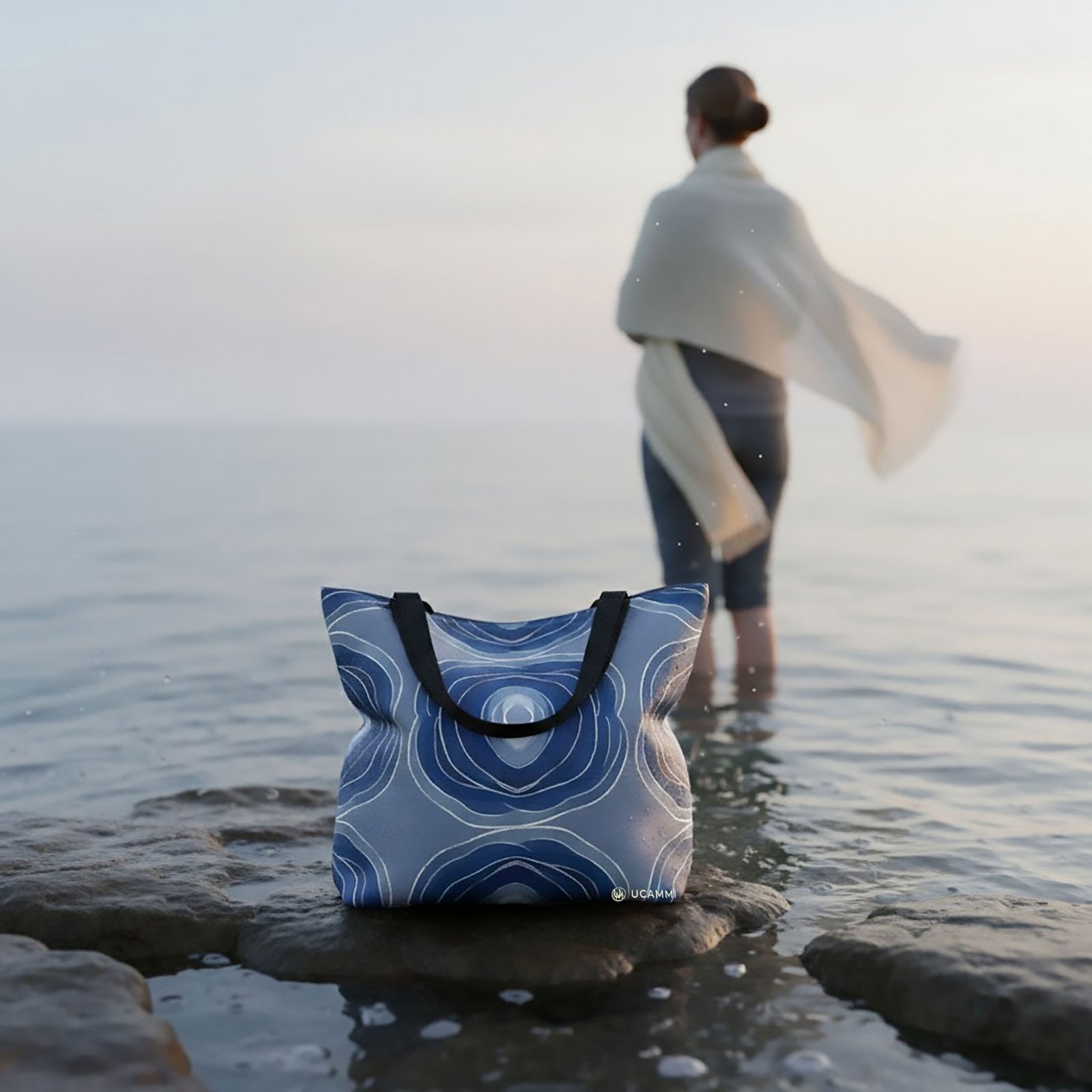 Soule: Compassion Flow Canvas Tote Bag | Double-Sided Large