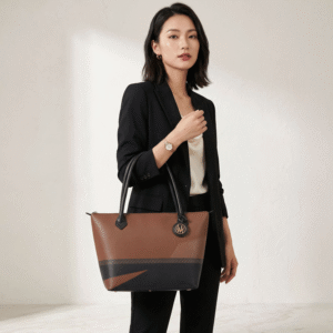 Forma: Terra Arc Nappa Leather Tote Bag | Zip-Top | Large Size